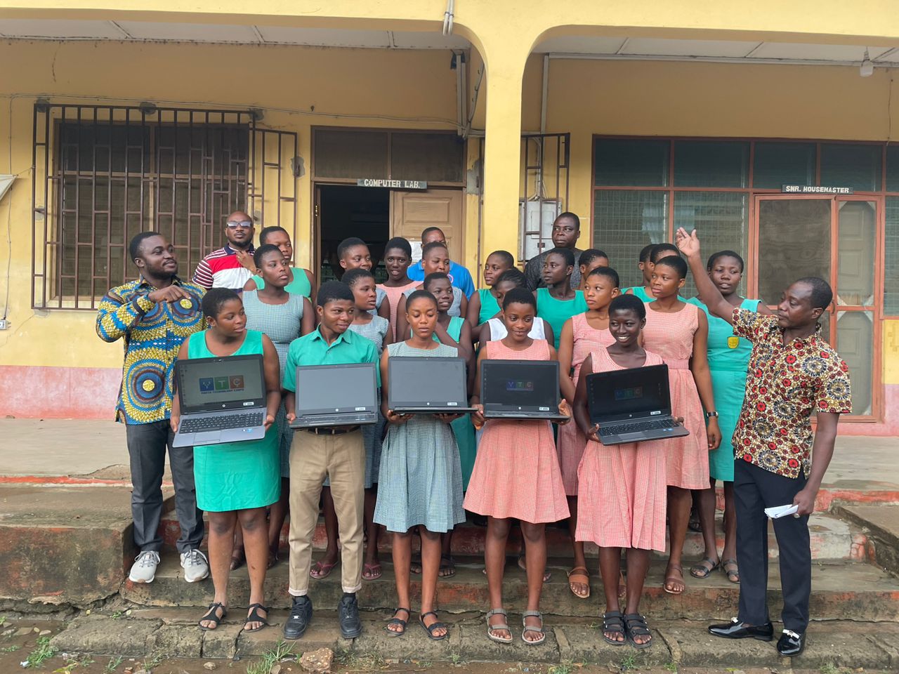 Laptop donation made through the Proswrites Foundation and YTC