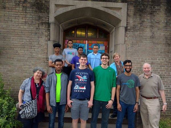 The ETHS delegation with its New Orleans hosts
