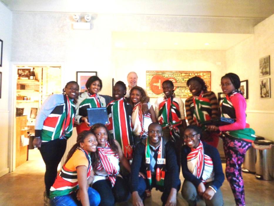 African exchange participants meeting with YTC in Evanston