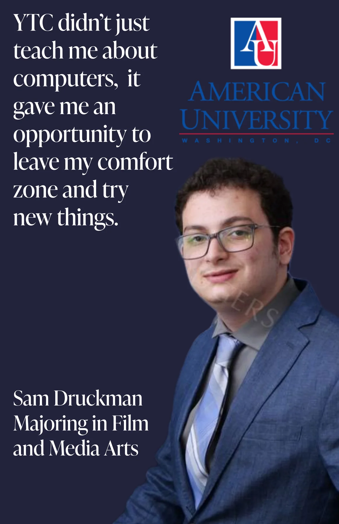 Sam Druckman, American University film and media arts student